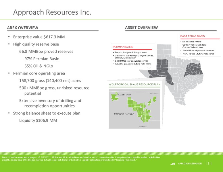 ENERCOMS THE OIL & GAS CONFERENCE – Approach Resources, Inc. – slide 2