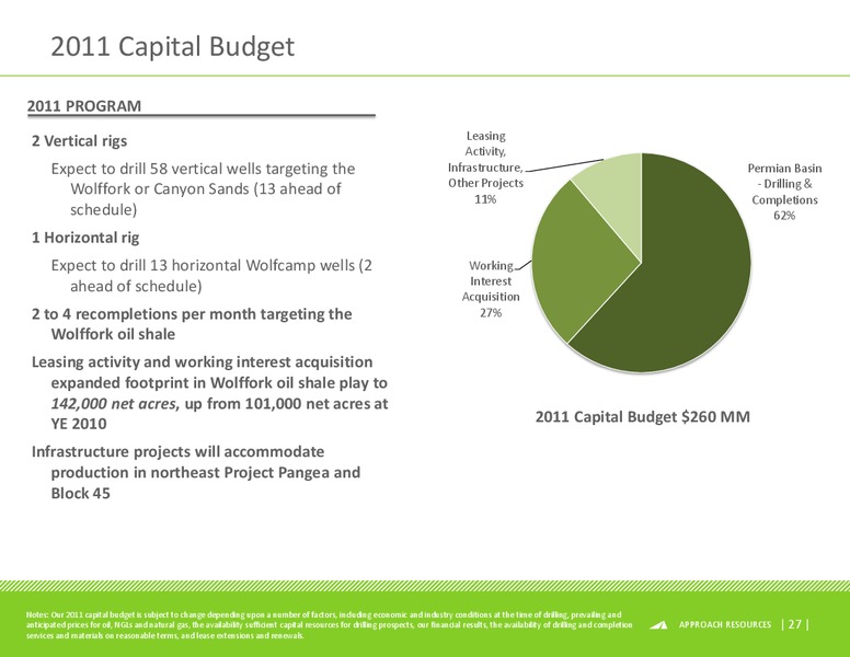 Capital One Southcoast 6th Annual Energy Conference – Approach Resources, Inc. – slide 26