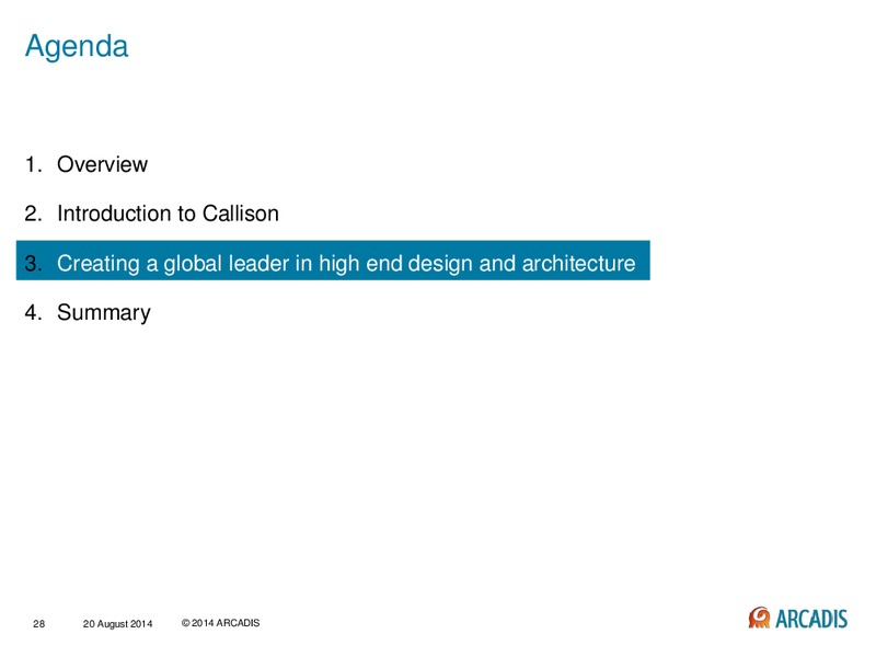 CORPORATE PRESENTATION – Arcadis Nv – slide 27
