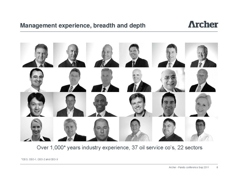 Pareto Conference – Archer Petroleum – slide 7