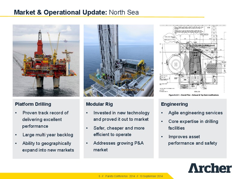 Pareto Conference – Archer Petroleum – slide 5