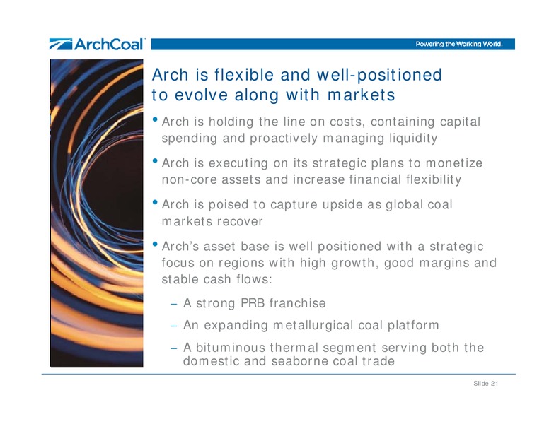 Annual Meeting of Shareholders – Arch Coal Inc. – slide 19