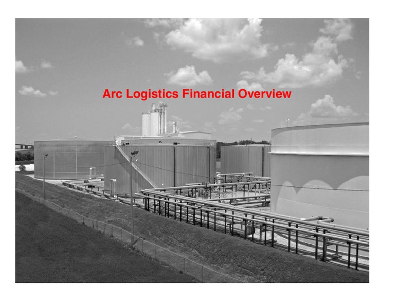 Joliet Terminal Acquisition – ARC Logistics Partners Lp – slide 15