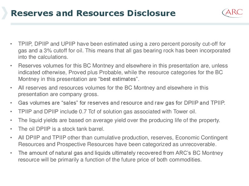 INVESTOR PRESENTATION – Arc Resources Ltd. – slide 82