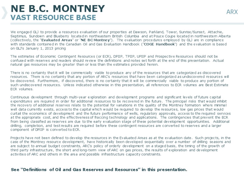 BARCLAYS AMERICAS SELECT FRANCHISE CONFERENCE – Arc Resources Ltd. – slide 26