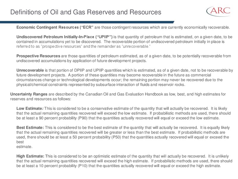 AUGUST 2014 INVESTOR PRESENTATION – Arc Resources Ltd. – slide 85