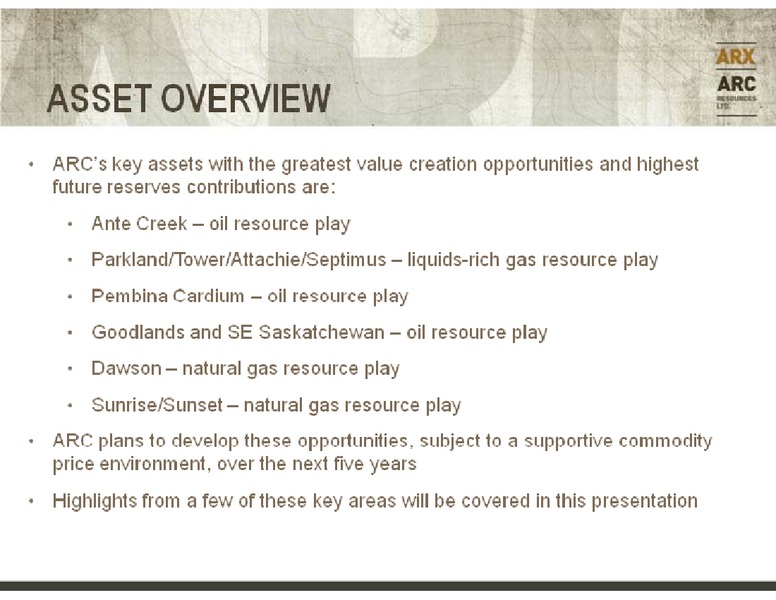 BARCLAYS CAPITAL CEO ENERGY POWER CONFERENCE – Arc Resources Ltd. – slide 13