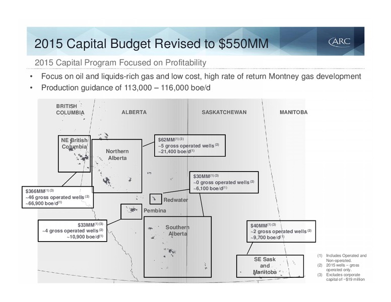 June 2015 Investor Presentation – Arc Resources Ltd. – slide 15