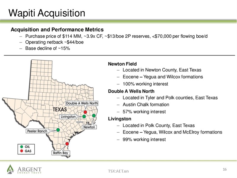 April 2014 Investor Presentation – Argent Energy Trust – slide 15