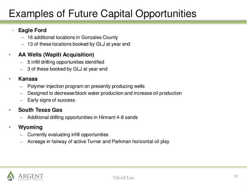 June 2014 Investor Presentation – Argent Energy Trust – slide 11