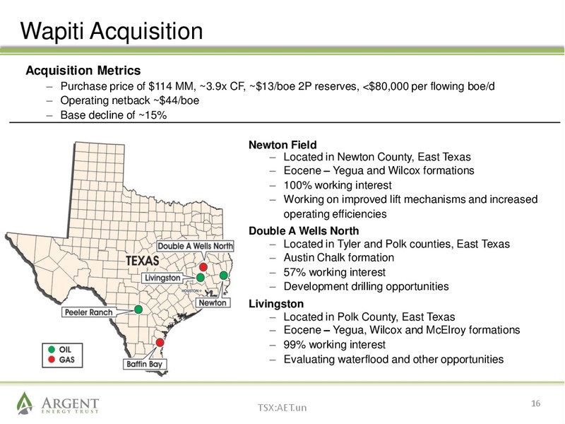June 2014 Investor Presentation – Argent Energy Trust – slide 15