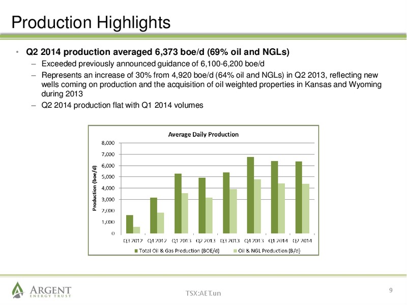 August 2014 Investor Presentation – Argent Energy Trust – slide 8