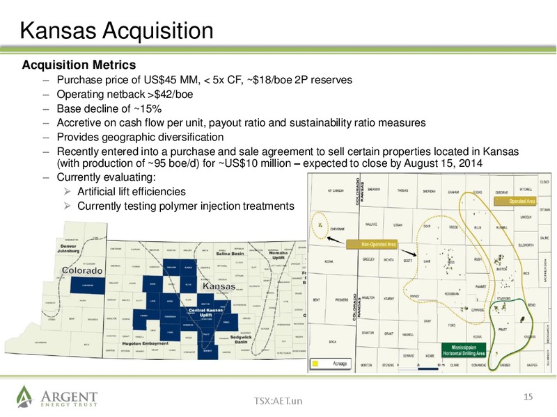 August 2014 Investor Presentation – Argent Energy Trust – slide 14