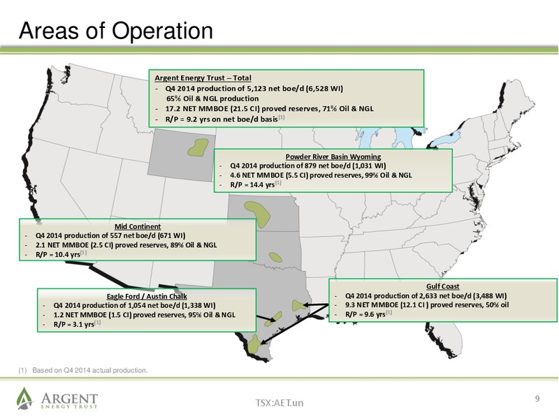 March 2015 Corporate Presentation – Argent Energy Trust – slide 8