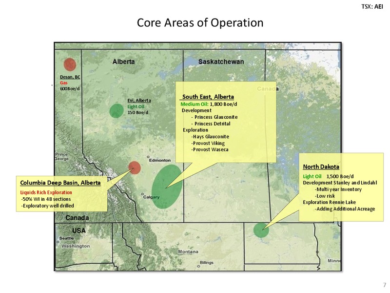 INVESTOR PRESENTATION – Arsenal Energy Inc. – slide 6
