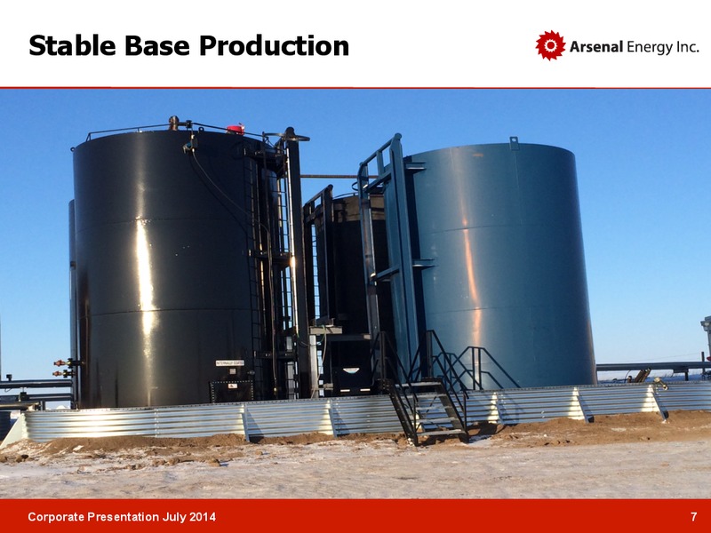 CORPORATE PRESENTATION – Arsenal Energy Inc. – slide 6