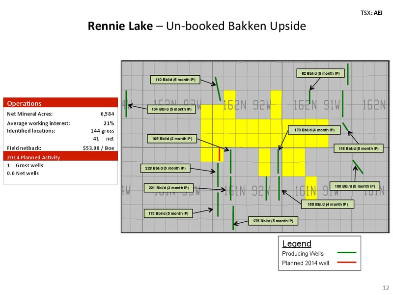 INVESTOR PRESENTATION – Arsenal Energy Inc. – slide 12