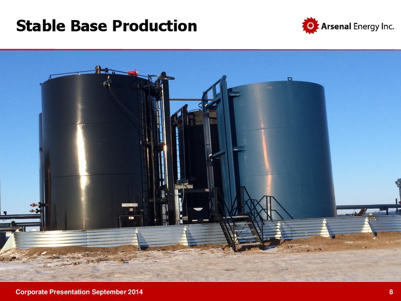 CORPORATE PRESENTATION – Arsenal Energy Inc. – slide 7