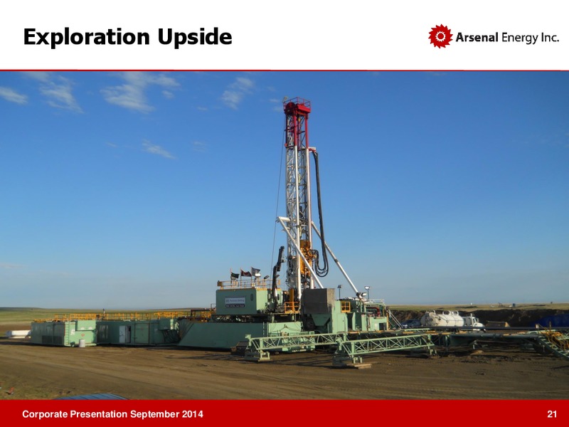 CORPORATE PRESENTATION – Arsenal Energy Inc. – slide 20