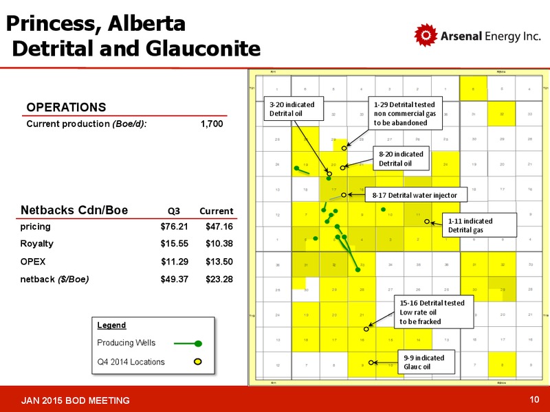 Corporate Presentation – Arsenal Energy Inc. – slide 9