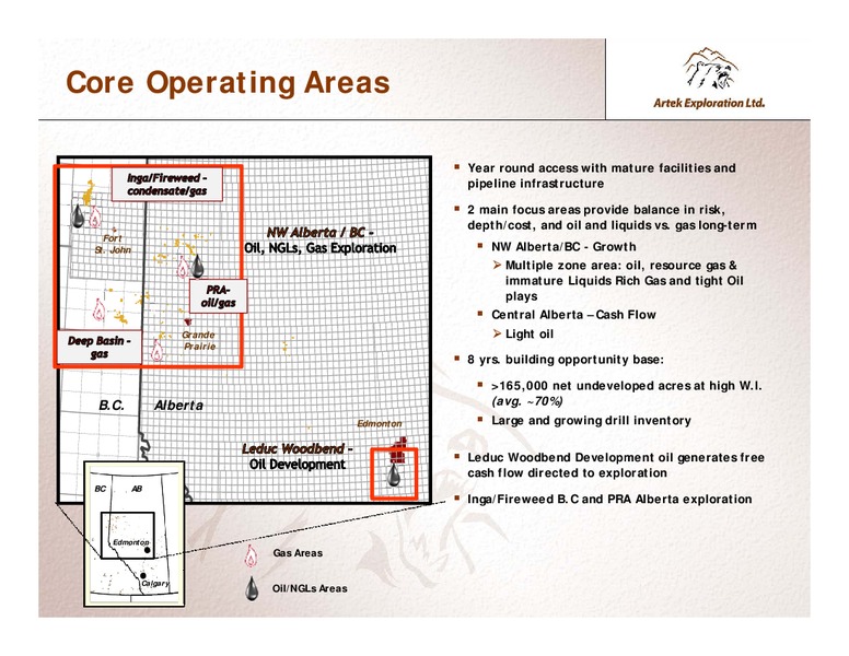 INVESTOR PRESENTATION – Artek Exploration Ltd. – slide 5