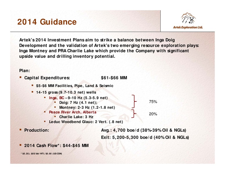 INVESTOR PRESENTATION – Artek Exploration Ltd. – slide 6