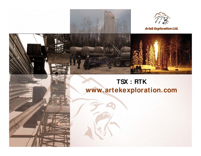 INVESTOR PRESENTATION – Artek Exploration Ltd. – slide 22