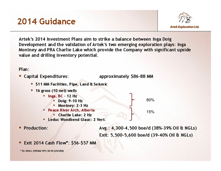 INVESTOR PRESENTATION – Artek Exploration Ltd. – slide 6