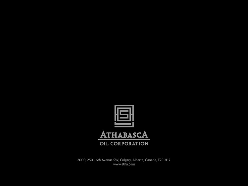 BMO Unconventional Conference – Athabasca Oil Corp – slide 6