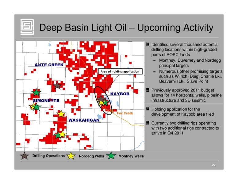 CANACCORD GENUITY GLOBAL ENERGY CONFERENCE – Athabasca Oil Corp – slide 21