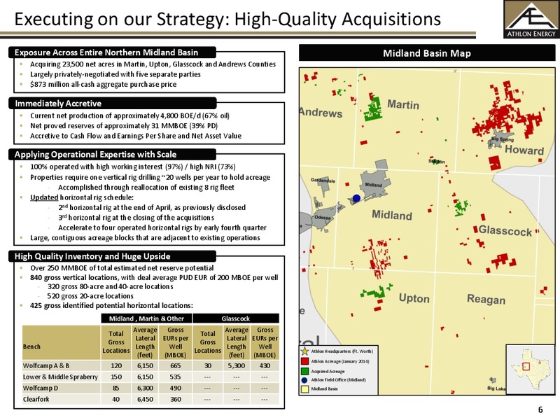 June 2014 Investor Presentation – Athlon Energy Inc. – slide 5