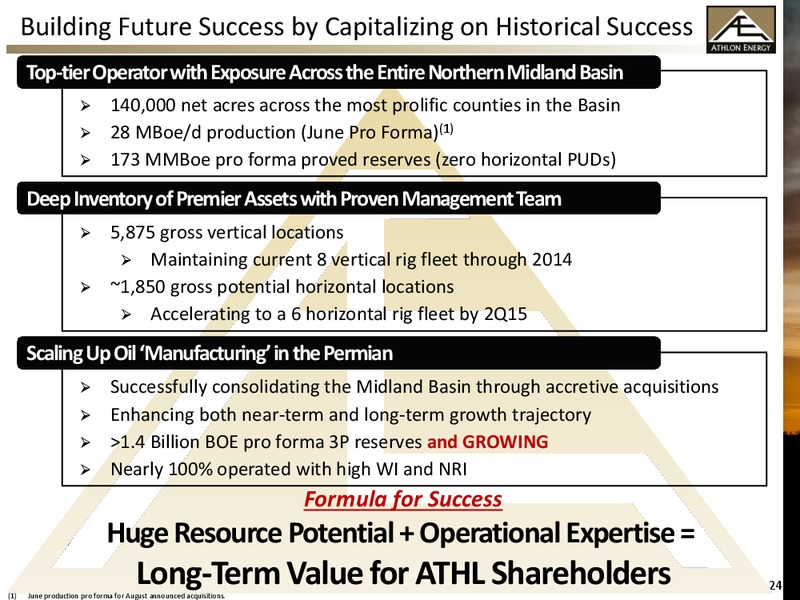 Barclays CEO Energy-Power Conference – Athlon Energy Inc. – slide 23