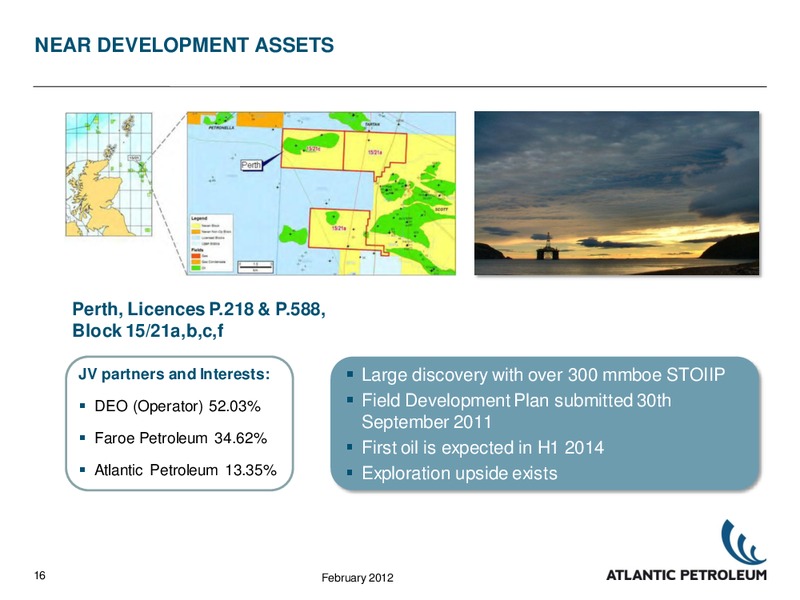 2011 RESULTS – Atlantic Petroleum – slide 15