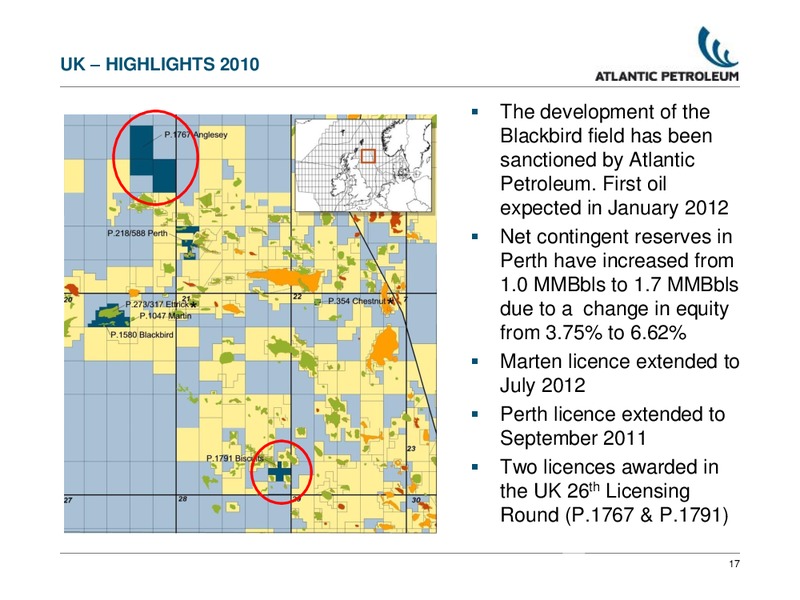 ANNUAL GENERAL MEETING – Atlantic Petroleum – slide 17