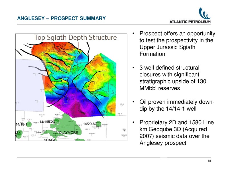 MARCH 2011 ANNUAL GENERAL MEETING – Atlantic Petroleum – slide 18