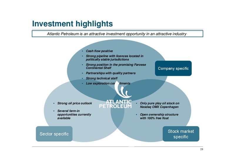 MARCH 2010 ANNUAL GENERAL MEETING – Atlantic Petroleum – slide 28
