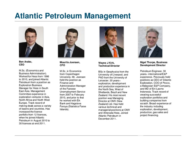 ANNUAL GENERAL MEETING – Atlantic Petroleum – slide 25