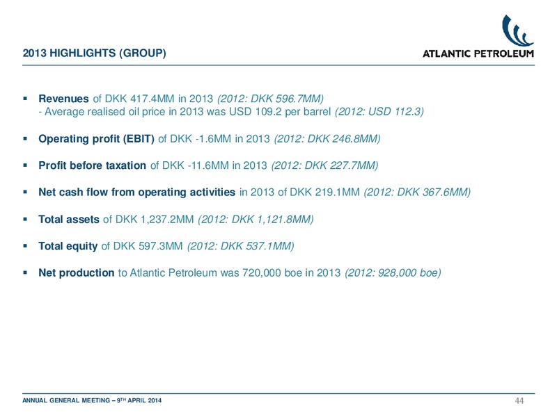 Annual General Meeting – Atlantic Petroleum – slide 43