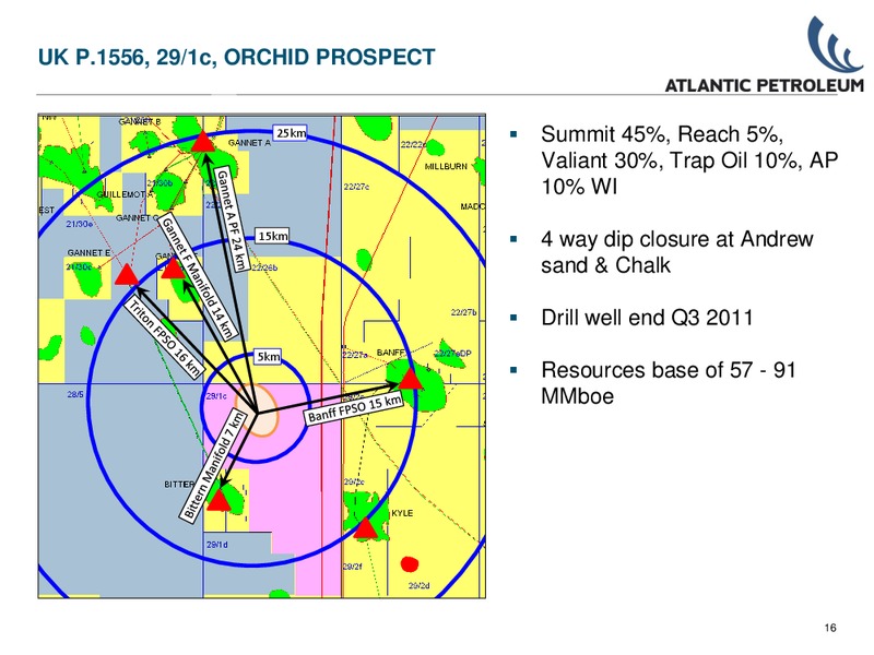 Q2 2011 WEBCAST PRESENTATION – Atlantic Petroleum – slide 15