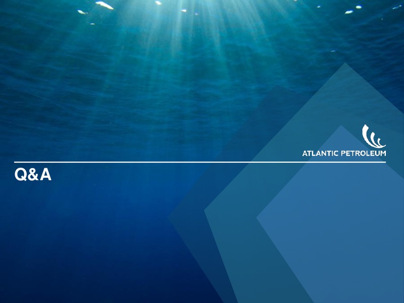PARETO CONFERENCE – Atlantic Petroleum – slide 22