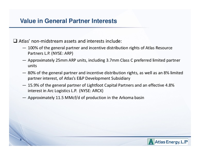 TARGA TRANSACTION OVERVIEW – Atlas Energy, L.P – slide 5