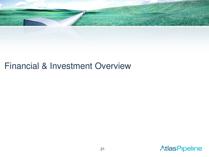 Morgan Stanley MLP Conference – Atlas Pipeline Partners Lp – slide 20