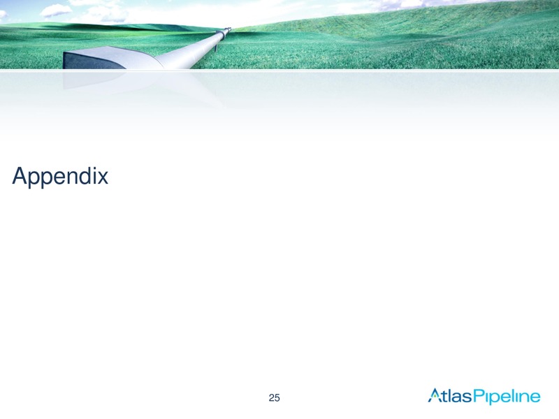 Deutsche Bank High Yield & Leveraged Finance Conference – Atlas Pipeline Partners Lp – slide 24
