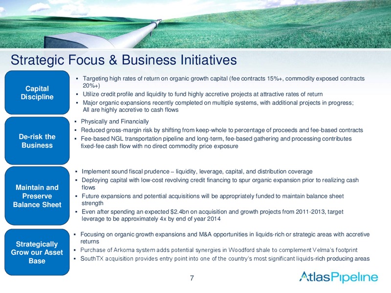 Wells Fargo Securities Energy Symposium – Atlas Pipeline Partners Lp – slide 6
