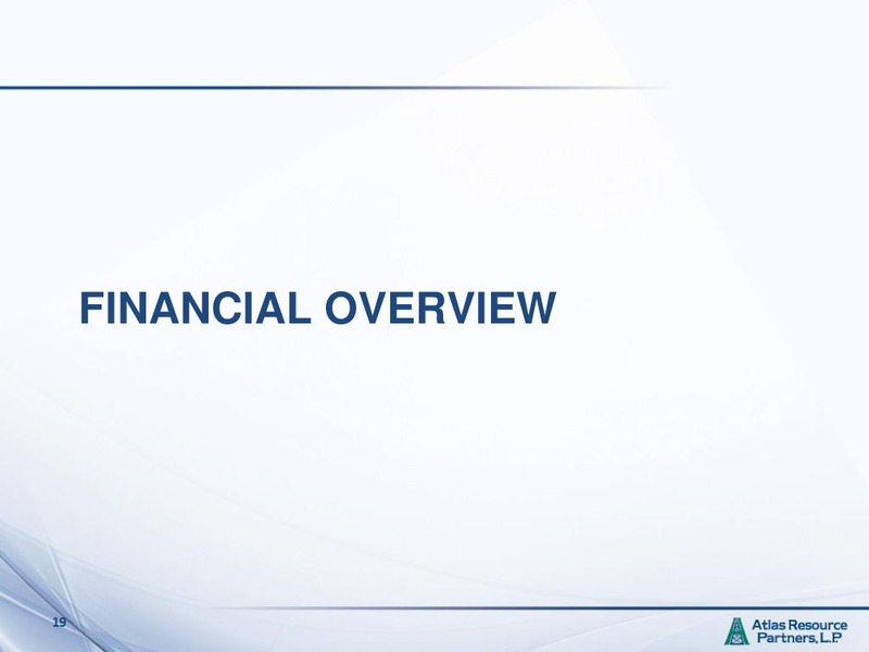 CITI MLP CONFERENCE – Atlas Resources Llc – slide 18