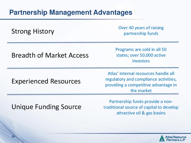 2014 NAPTP Annual Investor Conference – Atlas Resource Partners, L.P. – slide 15