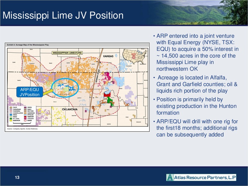 2012 NAPTP MLP INVESTOR CONFERENCE – Atlas Resource Partners, L.P. – slide 12