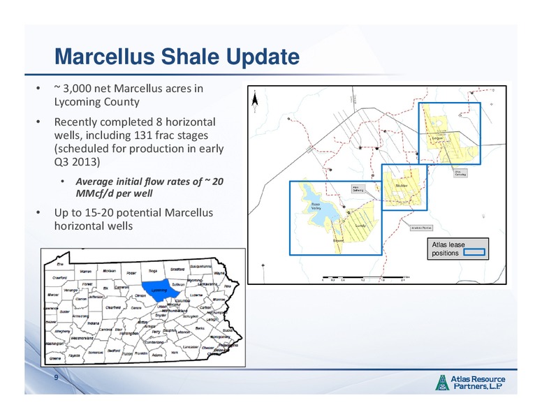 MAY 2013 INVESTOR PRESENTATION – Atlas Resource Partners, L.P. – slide 8