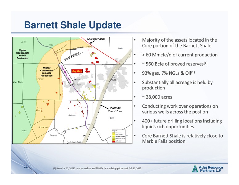 MAY 2013 INVESTOR PRESENTATION – Atlas Resource Partners, L.P. – slide 10