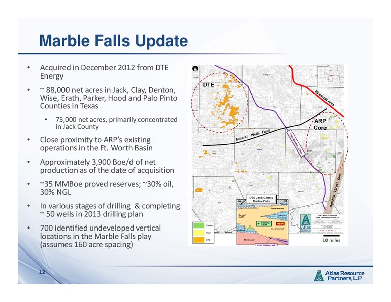 MAY 2013 INVESTOR PRESENTATION – Atlas Resource Partners, L.P. – slide 11
